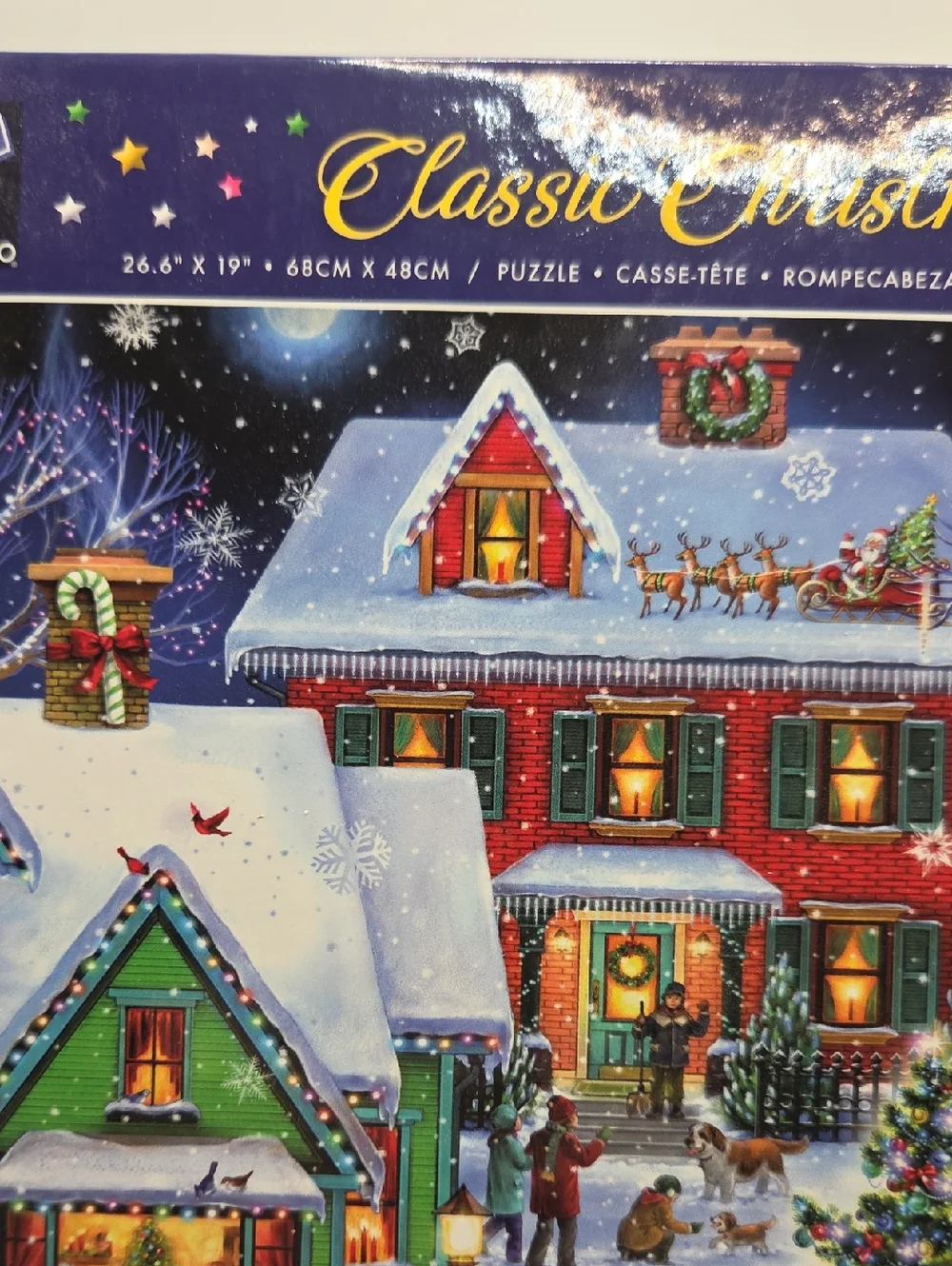Classic Christmas 1000-Piece Holiday Puzzle - Festive Village